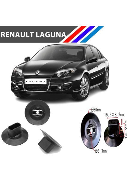 Renault Laguna Bagaj ve Davlumbaz Klipsi 7703081056 25 Adet