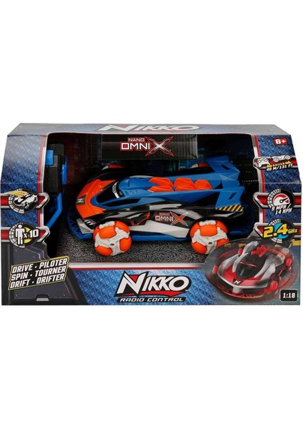 1:18 Nano Omnix Uzaktan Kumandalı Araba - Turuncu