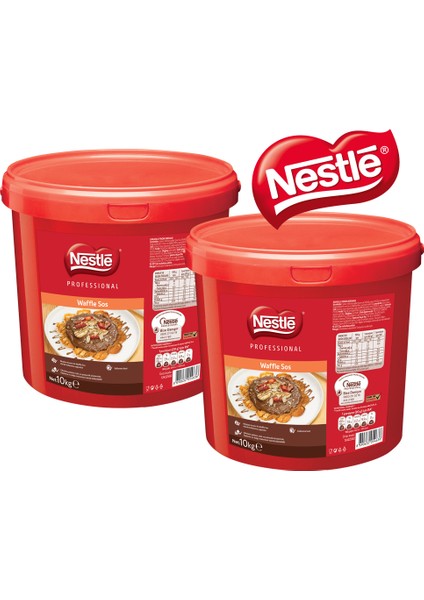 Professional Sütlü Waffle Sos 10 Kg. 2'li