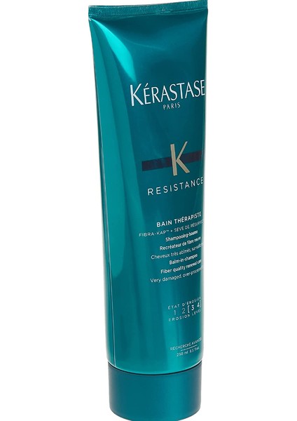 Resistance Bain Therapiste Işlem Görmüş Yıpranmış Saçlar Için Onarıcı Şampuan 250 ml