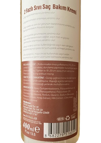 Milk & Honey 2 Phase Repairing Light Spray Conditioner 400ML