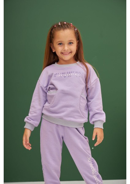 Kız Çocuk Eşofman Takımı (5-8) Yaş Arası