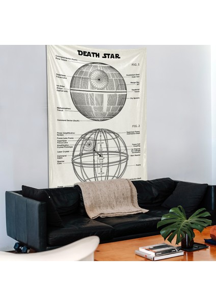 Death Star - Ivory- Star Wars Duvar Örtüsü fiyatları
