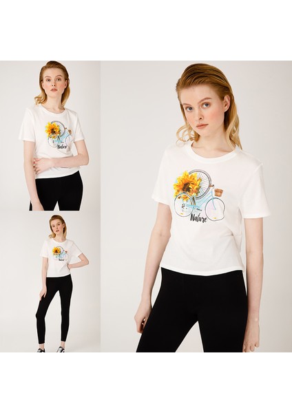 Nature Kadın T-Shirt By Aysu Bekar fiyatları