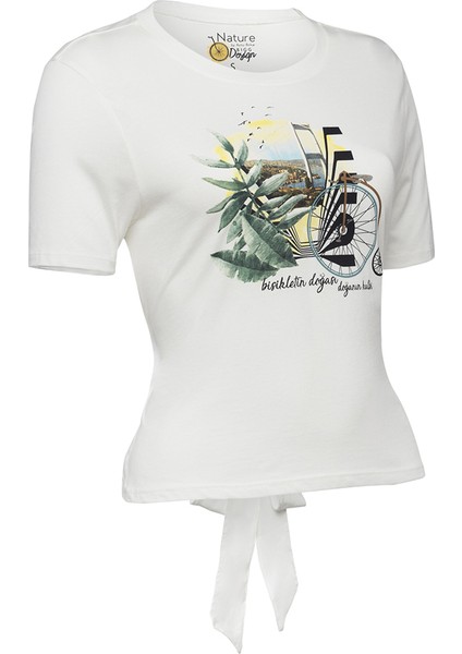 Nature Boğazda Bisiklet Kadın T-Shirt By Aysu Bekar
