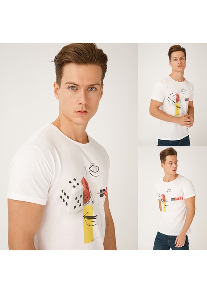Faces Lucky Erkek T-Shirt modelleri