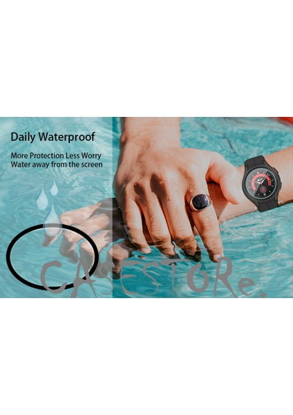 Samsung Galaxy Watch 5 Uyumlu 44MM Uyumlu Ppma Ekran Koruyucu Tam Kaplar Black Nano Temperli Cam Flexible Crytal Clear fırsatları