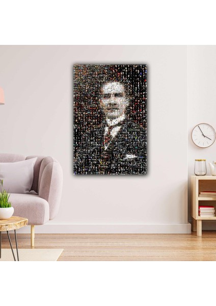 Mustafa Kemal Atatürk Resim Albüm Kanvas Tablo