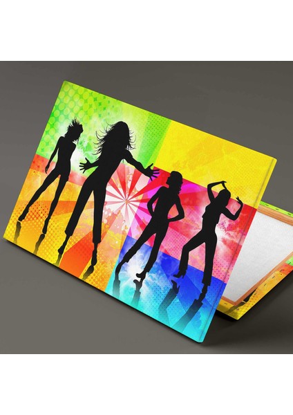Dans Eden Kadınlar Gölge Işık Dance Müzik Kanvas Tablo fiyatları