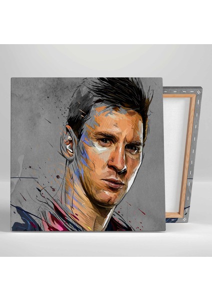 Lionel Messi Arjantin Futbol Art Çizim Dekor Kanvas Tablo