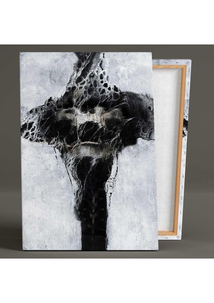 Kurukafa Soyut Art Dekor The Skull Kanvas Tablo fiyatları