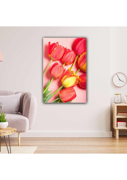 Çiçek Lale Gelincik Makro Yakın Çekim Doğa Kanvas Tablo