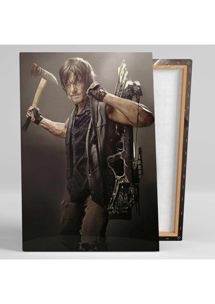 Daryl Dixon The Walking Dead Balta Kanvas Tablo