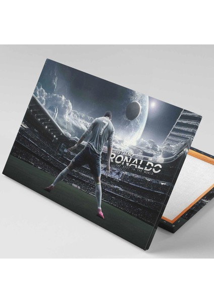 Cristiano Ronaldo Portekiz Cr7 Futbol Art Kanvas Tablo