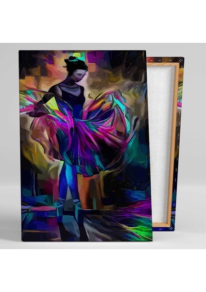 Dans Eden Balerin Modern Soyut Sanat Müzik Kadın Woman Kanvas Tablo fiyatları