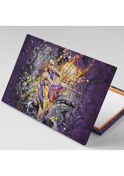 Kobe Bryant Black Mamba Lakers Basketbol Nba Kanvas Tablo