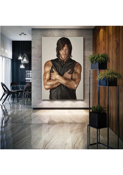 Daryl Dixon The Walking Dead Karizma Kanvas Tablo