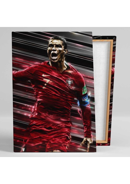 Cristiano Ronaldo Portekiz Cr7 Futbol Kanvas Tablo