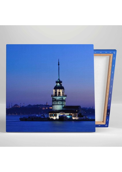İstanbul Kız Kulesi Gece Manzaralı İstanbul Kanvas Tablo fiyatları