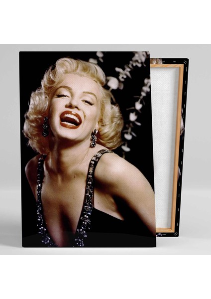 Marilyn Monroe Gülücük Kadın Kanvas Tablo