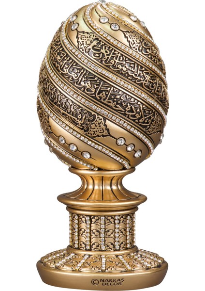 Yumurta Biblo Ayetel Kürsi Gold Rengi (Büyük Boy) modelleri