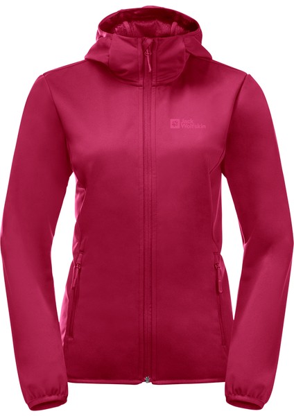 Jack Wolfskin Windhain Hoody Kadın Softshell Ceket 1307481-2160