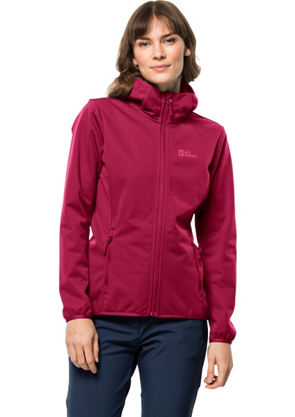 Jack Wolfskin Windhain Hoody Kadın Softshell Ceket 1307481-2160