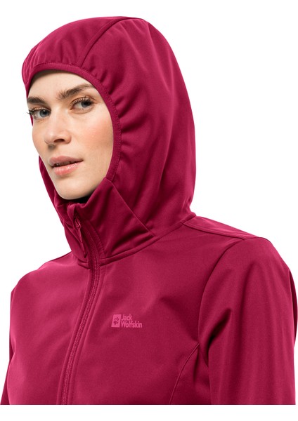 Jack Wolfskin Windhain Hoody Kadın Softshell Ceket 1307481-2160