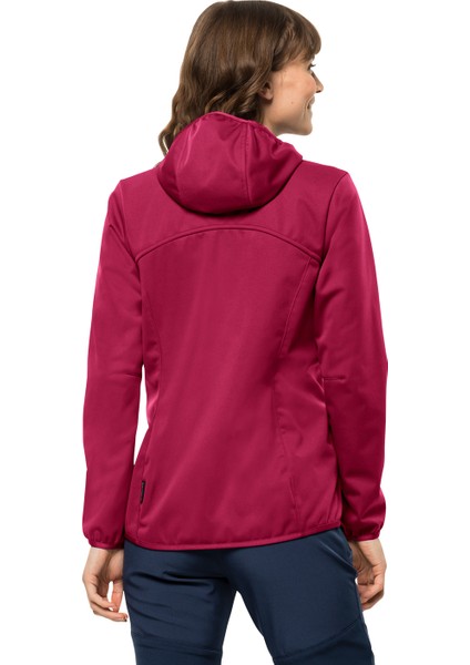 Jack Wolfskin Windhain Hoody Kadın Softshell Ceket 1307481-2160