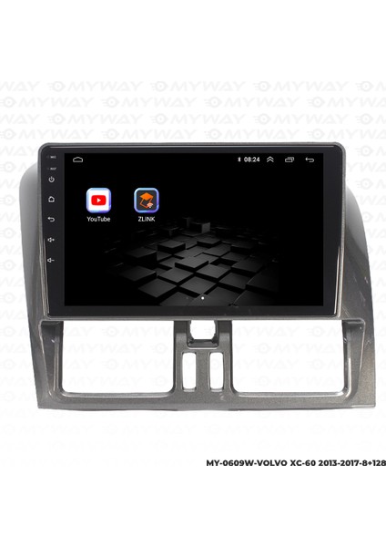 Volvo Xc-60 Android Carplay Multimedya Navigasyon Ekran Teyp 4GB+64GB