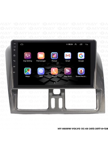 Volvo Xc-60 Android Carplay Multimedya Navigasyon Ekran Teyp 4GB+64GB