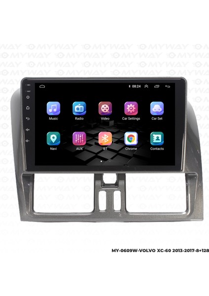 Volvo Xc-60 Android Carplay Multimedya Navigasyon Ekran Teyp 4GB+64GB