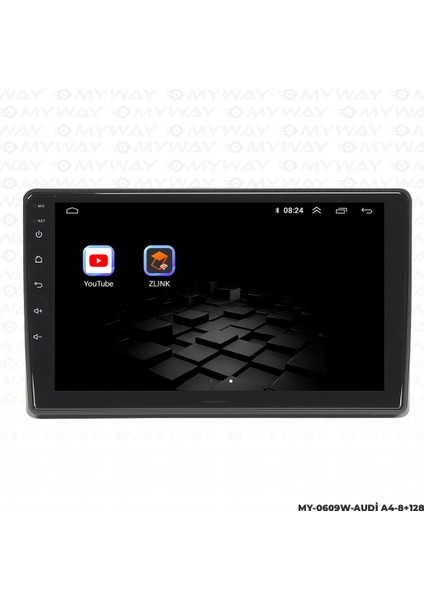 Audi A4 Android Carplay Multimedya Navigasyon Ekran Teyp 8GB+128GB