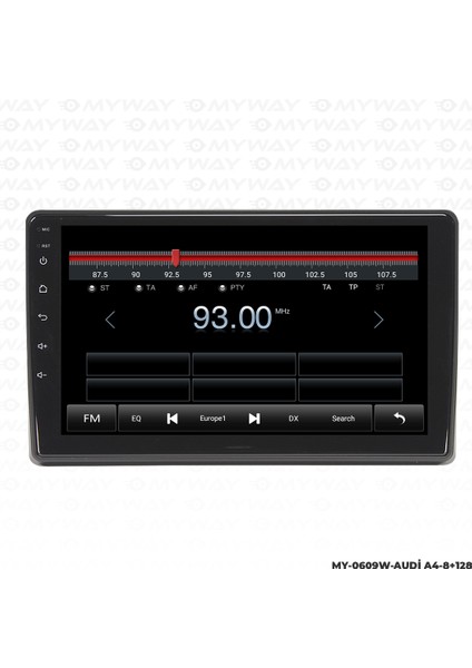 Audi A4 Android Carplay Multimedya Navigasyon Ekran Teyp 8GB+128GB modelleri