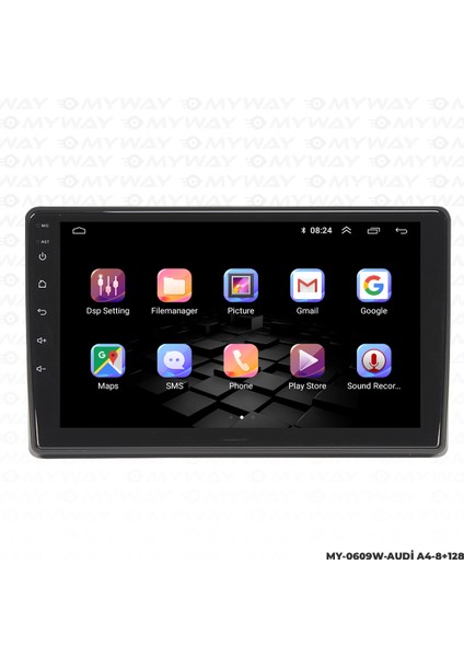 Audi A4 Android Carplay Multimedya Navigasyon Ekran Teyp 8GB+128GB fırsatları