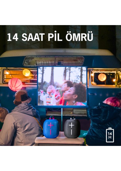 Wonderboom 3 Su ve Toz Geçirmez Taşınabilir Bluetooth Hoparlör - Siyah