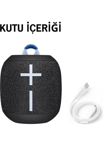 Wonderboom 3 Su ve Toz Geçirmez Taşınabilir Bluetooth Hoparlör - Siyah