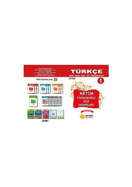 Artım Yayınları Artım Eğitim Atölyesi Türkçe Etkinliklerle Çek Kopar Test Yaprakları 3 Kitap