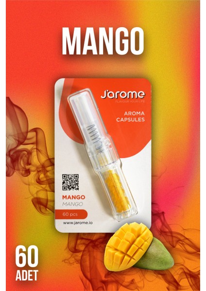 5 Adet - Jarome Mentol Topu  Mango Aroma Kapsülleri - Fransız