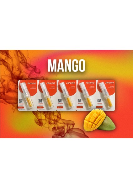 5 Adet - Jarome Mentol Topu  Mango Aroma Kapsülleri - Fransız