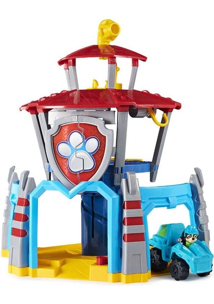 Spin Master S01031999 Paw Patrol Dino Rescue Gözetleme Kulesi, 1figür ve 1 Araç Dahildir