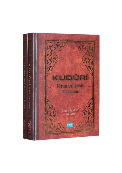 Kuduri Metin ve Izahlı Tercüme 2 Ciltli - Imam Kuduri - Yasin Yayınevi