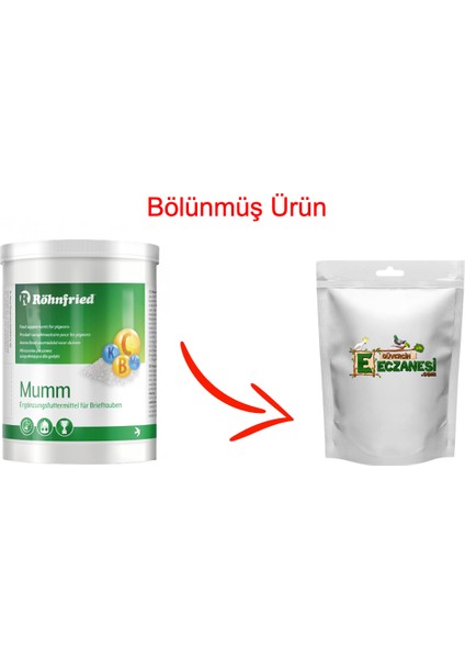 Mumm Enerji Vitamini - 100 gr Bölünmüş