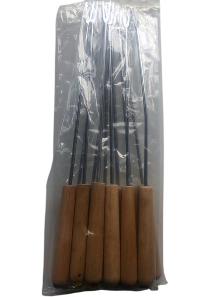 Mangal Berbekü Şiş Seti 25 cm Küçük Boy 6 Parça modelleri