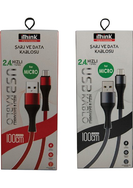 Gold Kablo Örgülü Micro K401M