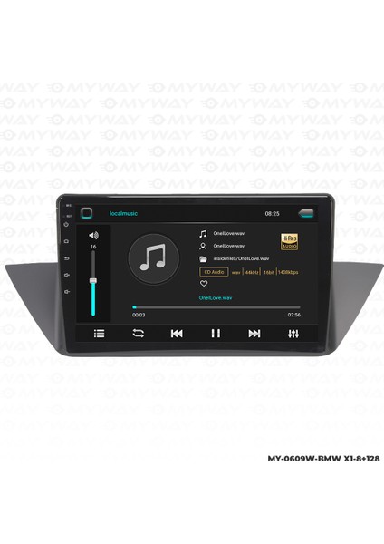 Bmw X1 Android Carplay Multimedya Navigasyon Ekran Teyp 8GB+128GB