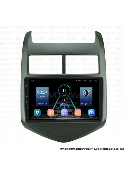 Chevrolet Aveo Android Carplay Multimedya Navigasyon Ekran Teyp 8GB+128GB modelleri
