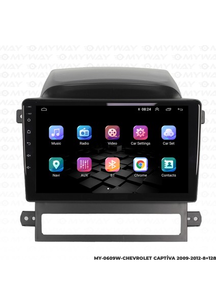 Chevrolet Captiva Android Carplay Multimedya Navigasyon Ekran Teyp 8GB+128GB fiyatları