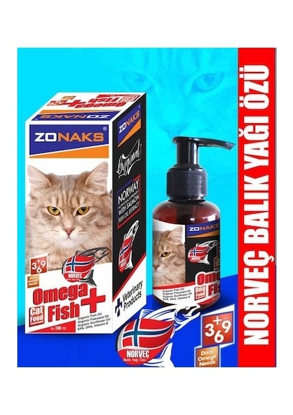 Norveç Balık Yağı Omega Fish 100 ml