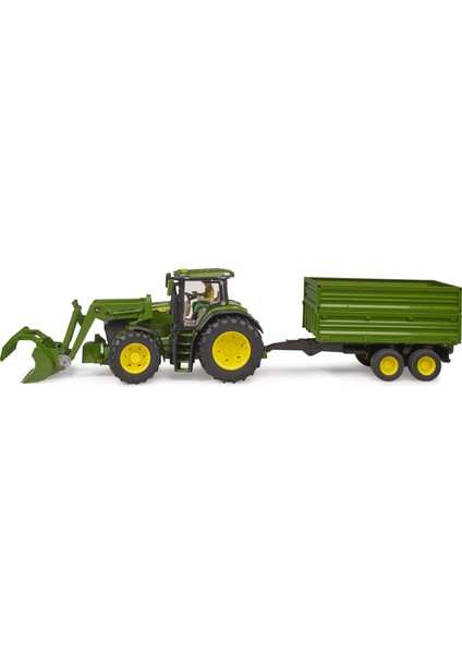 John Deere 7r 350 Kepçeli Traktör ve Römork BR03155